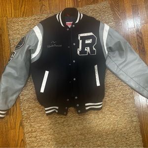 Vintage leather Letterman jacket